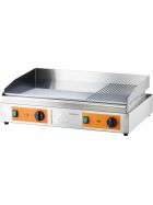 Griddle plate CATERINA, 720x460x240 mm, 2/3 smooth & 1/3 grooved, 3.5 kW 230 V.