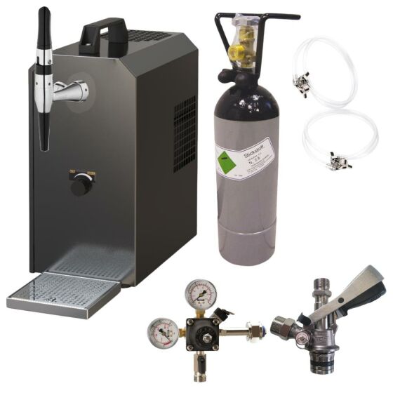 Guinness dispensing system - complete set through-flow cooler 1-line from Oprema, 25 liters / h