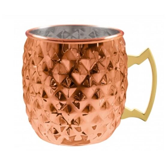 DIAMOND Moscow Mule copper look - inside stainless steel 304 - 550ml.