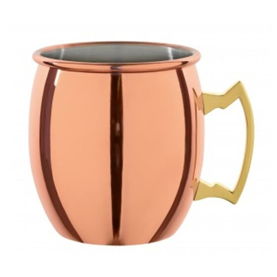 Mini Moscow Mule Jigger 60ml. SS-304 inside - copper look outside with filling lines 20-30-35-40-50ml.