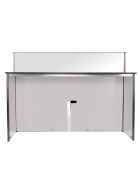 LED DJ table, professional design made of stainless steel