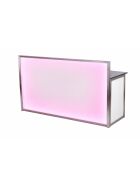 LED DJ table, professional design made of stainless steel