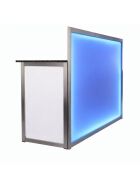 LED DJ table, professional design made of stainless steel
