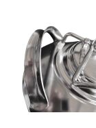 Reinigungsbehälter 10 L Edelstahl inklusive 3 Fittinge nach Wahl 1 x Flach, Korb,Typ M