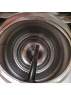 Reinigungsbehälter 10 L Edelstahl inklusive 3 Fittinge nach Wahl 1 x Flach, Korb,Typ M