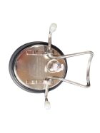 Reinigungsbehälter 10 L Edelstahl inklusive 3 Fittinge nach Wahl 1 x Flach, Korb,Typ M