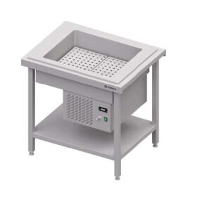 Cold dispensing with a beverage cooling tray 2xGN1 / 1