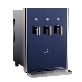 Bluglass 80 from Blupura for 3 types of mineral water