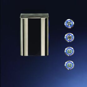 Bluglass 80 Tafelwassergerät für 3 Sorten Komplettset