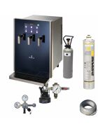Bluglass Plus mineral water device with touchscreen for 3 types of complete set
