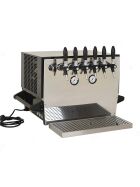 Craft beer over-the-counter cooler 6 lines 90l / h