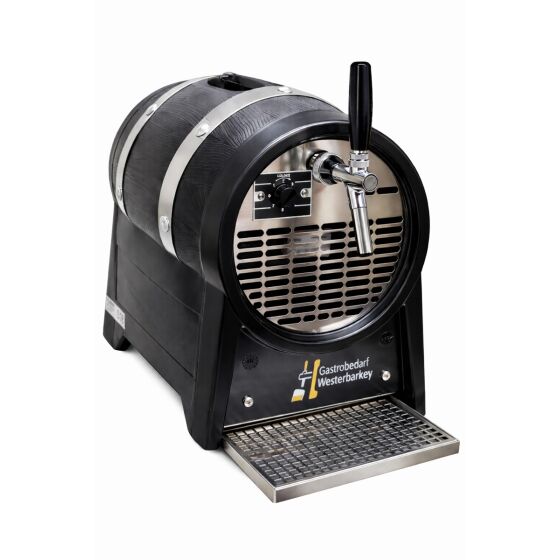 Dry cooler in beer barrel shape1-ltg 60l incl. drip tray & compensator tap