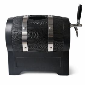 Dry cooler in beer barrel shape1-ltg 60l incl. drip tray & compensator tap