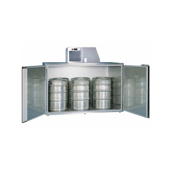 Barrel precooler for 6 stainless steel barrels