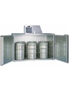 Barrel precooler for 6 stainless steel barrels