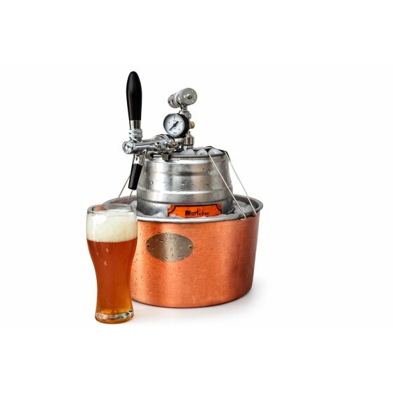 5l Dosen Adapter Aus Edelstahl – 5/8 Bier & 3/4 CO2 Ausgang Inkl. Schlauch + Stopfen