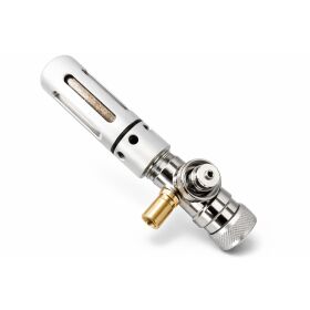 Beer dispenser for 5l cans with 16g mini pressure reducer & compensator tap in excl. Wooden box