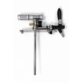 Beer dispenser for 5l cans with 16g mini pressure reducer & compensator tap in excl. Wooden box