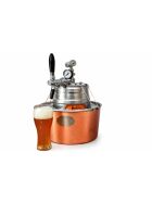 Beer dispenser for 5l cans with 16g mini pressure reducer & compensator tap in excl. Wooden box