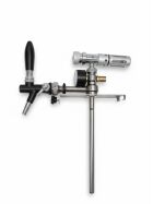 Beer dispenser for 5l cans with 16g mini pressure reducer & compensator tap in excl. Wooden box
