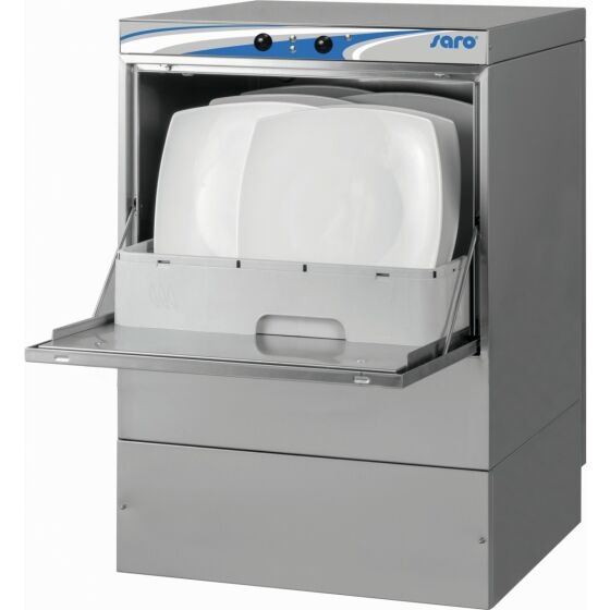 SARO dishwasher with detergent / rinse aid & waste water pump as well as Digit dirt filter. Display