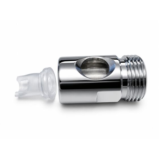 Aufschraubadapter für Kegverschlüsse von 5/8" auf 3/4" inkl. 2 x Lippenventil und Schauglas