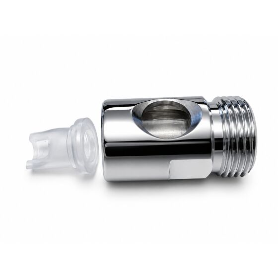 Aufschraubadapter für Kegverschlüsse von 5/8" auf 3/4" inklusive 2 x Lippenventil und Schauglas