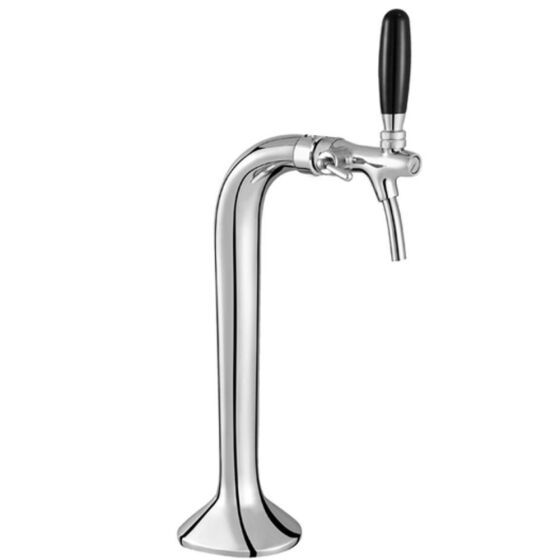 Schanksäule Classic-Elegant in chrom oder gold mit und ohne Schankhahn