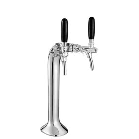 Classic-Elegant dispensing column in chrome or gold with...