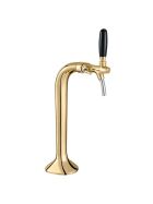 Schanksäule Classic-Elegant in chrom oder gold mit und ohne Schankhahn