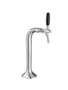 Classic-Elegant dispensing column in chrome or gold with and without tap