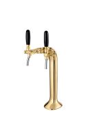 Classic-Elegant dispensing column in chrome or gold with and without tap