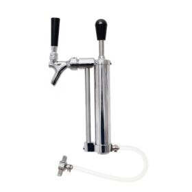Picnic pump with plunger tap