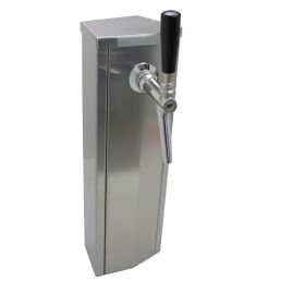Trapezoidal dispensing column made of stainless steel