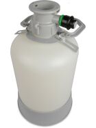 Reinigungsbehälter 5 Liter PVC mit Fitfing Typ U z.B. für Guinness oder Stout