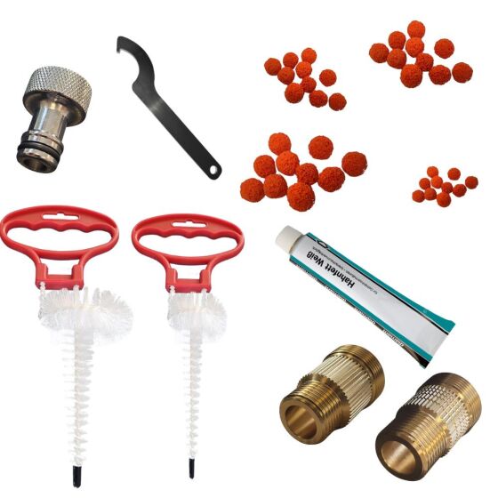 Reinigungsset für Bierleitungen mit 28 & 30mm Adapter für 4, 6.7, 7 oder 10mm Leitung