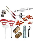 Cleaning set for beer lines with 28 & 30mm adapter for 4, 6.7, 7 or 10mm premium line