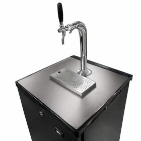 Premium beer bar complete for max. 50-liter keg with Liebherr refrigerator