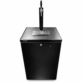 Premium beer bar complete for max. 50-liter keg with Liebherr refrigerator