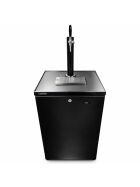 Premium beer bar complete for max. 50-liter keg with Liebherr refrigerator