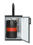Bierbar Premium komplett für max 50 Liter Fass mit Liebherr Kühlschrank
