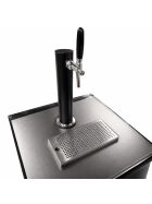 Premium beer bar complete for max. 50-liter keg with Liebherr refrigerator