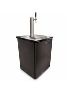 Premium Bierbar 50l Liebherr Rundrohrsäule schwarz 425g Soda Flachkeg