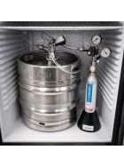 Premium Bierbar 50l Liebherr Classic Elegant Chrom 500g Flachkeg(A)