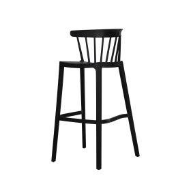 Windson bar stool black, polypropylene, 56x55x103cm...