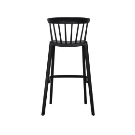 Windson bar stool black, polypropylene, 56x55x103cm (WxDxH), 50910