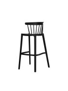 Windson bar stool black, polypropylene, 56x55x103cm (WxDxH), 50910