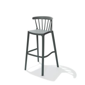 Windson bar stool green, polypropylene, 56x55x103cm...