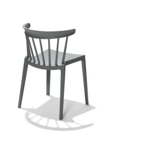 Windson stacking chair green, polypropylene, 54x53x75cm (WxDxH), 50903