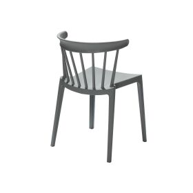 Windson stacking chair green, polypropylene, 54x53x75cm...